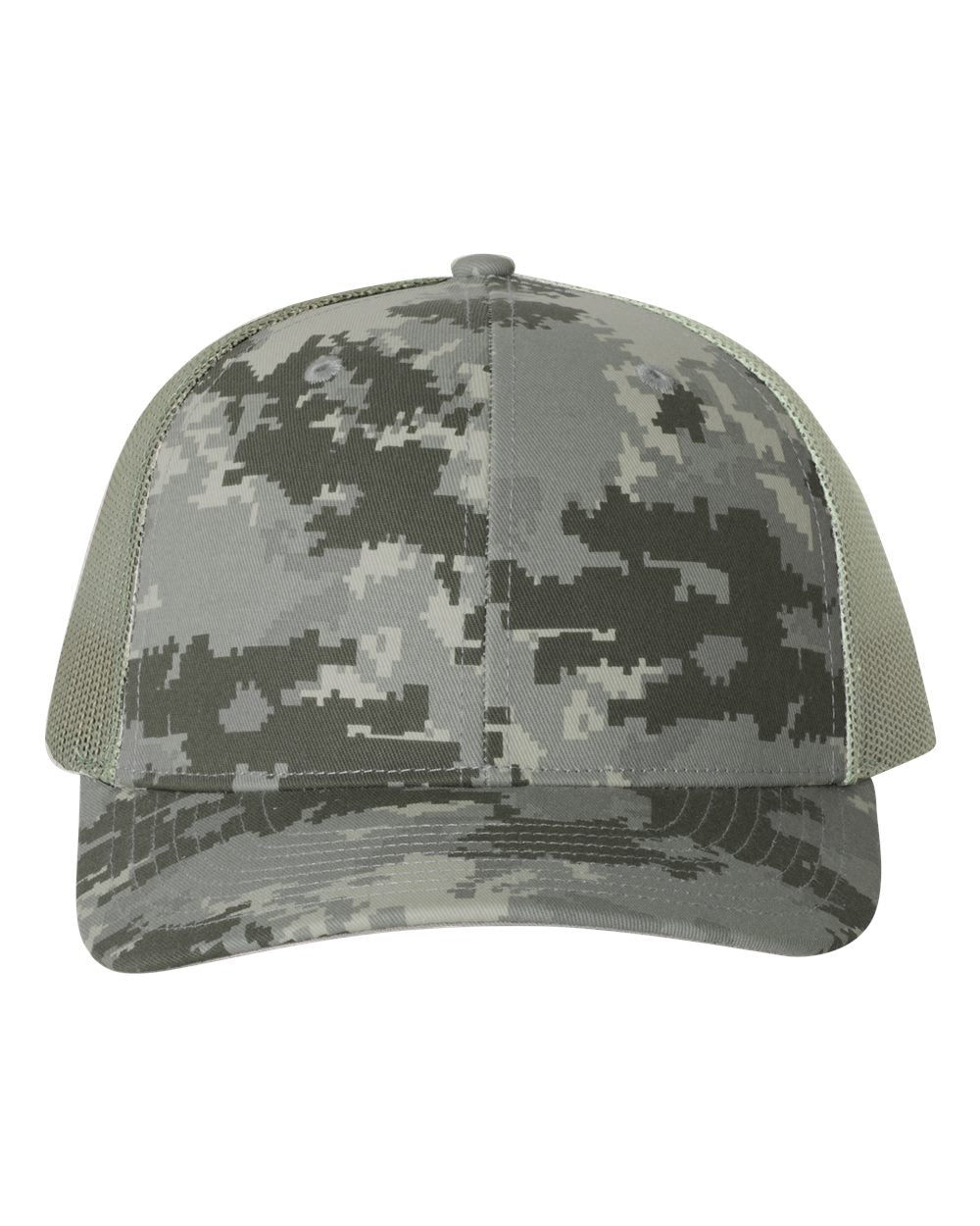 Richardson Printed Camo Snapback Trucker Hat #112P (EMBROIDERY)