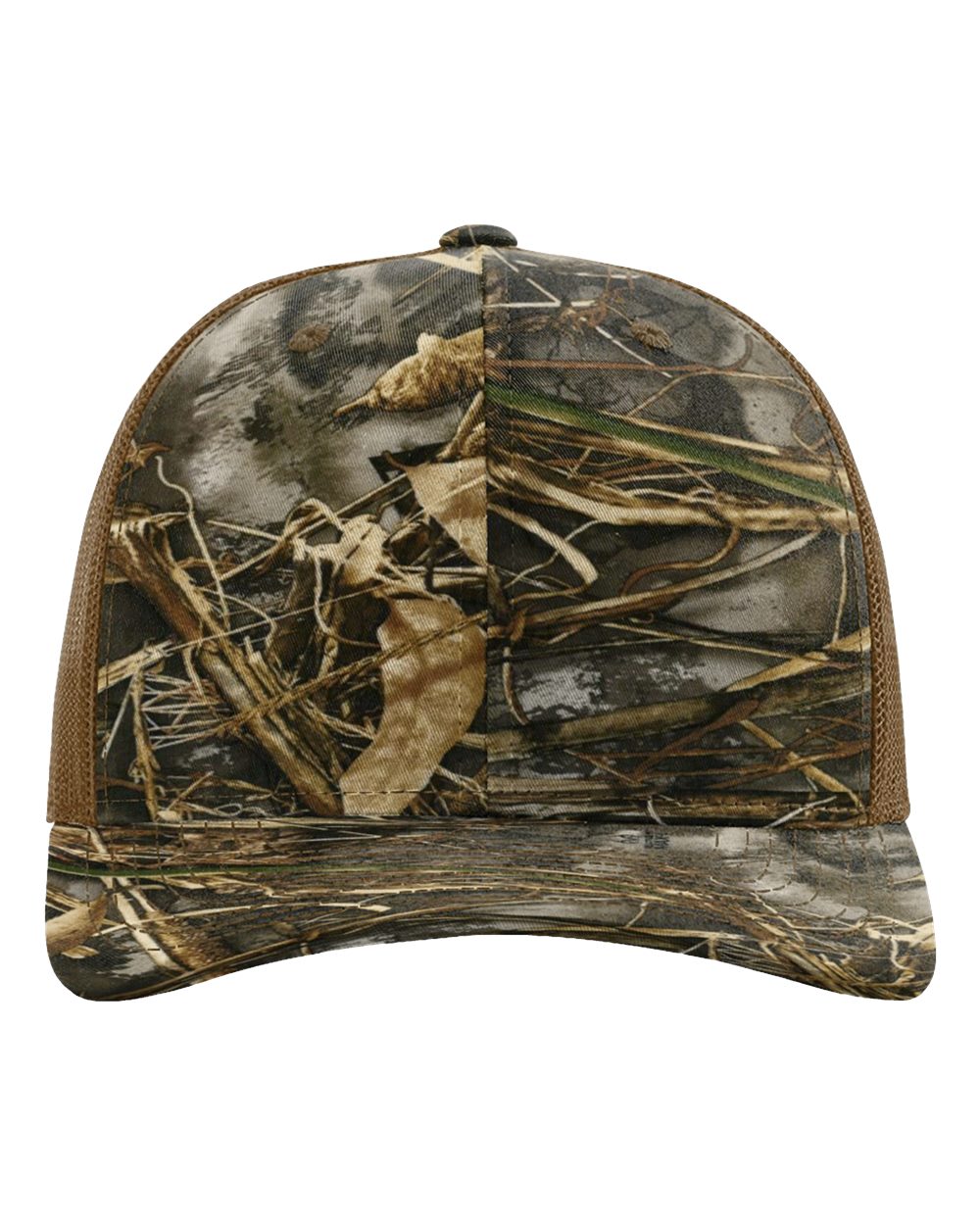 Richardson Printed Camo Snapback Trucker Hat #112P (EMBROIDERY)