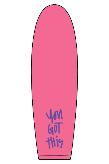 PREORDER Safety Pink + Purple/White "I Can Do Hard Things" Sweatshirt