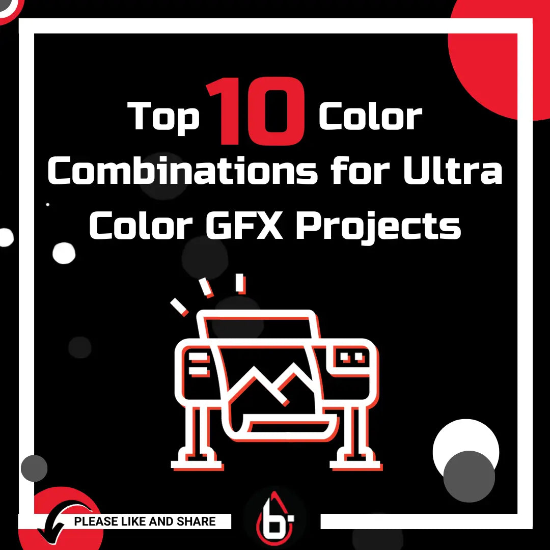 Ten Awesome Colorful Combinations for Your Ultra Color GFX Projects.