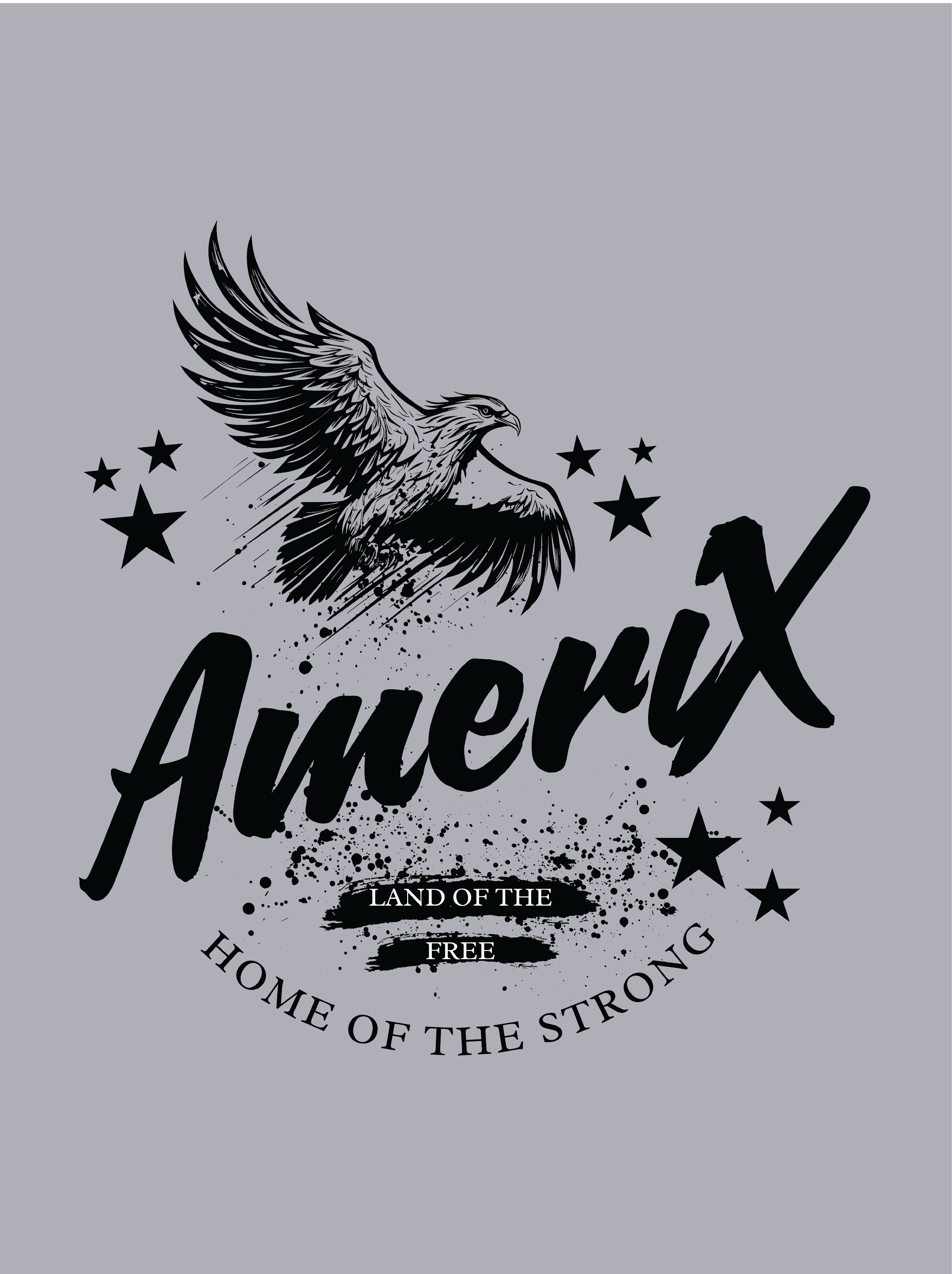 AmeriX Home of the Strong Ladies Raglan Crop