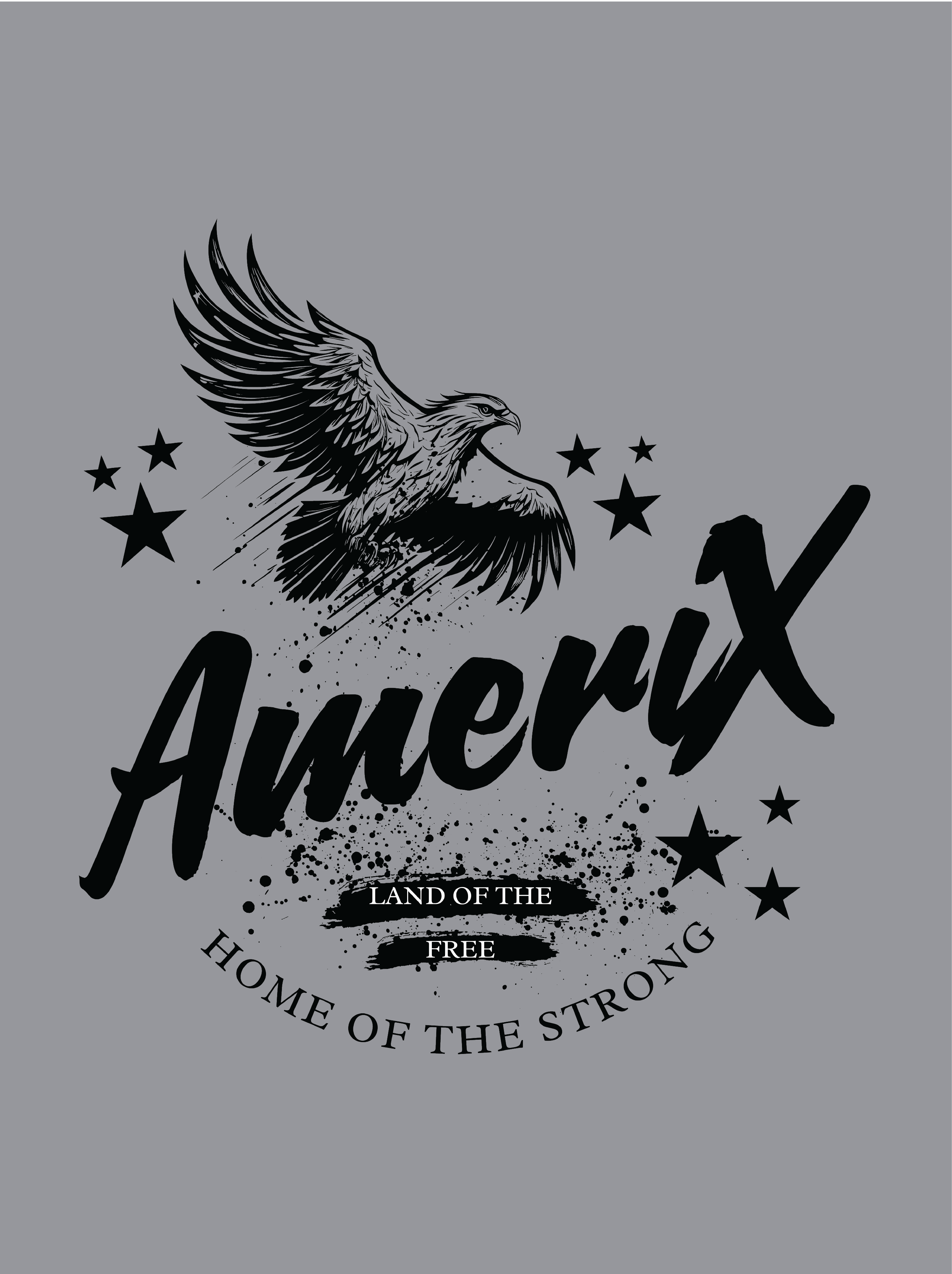 AmeriX Home of the Strong Mens Performance Tee