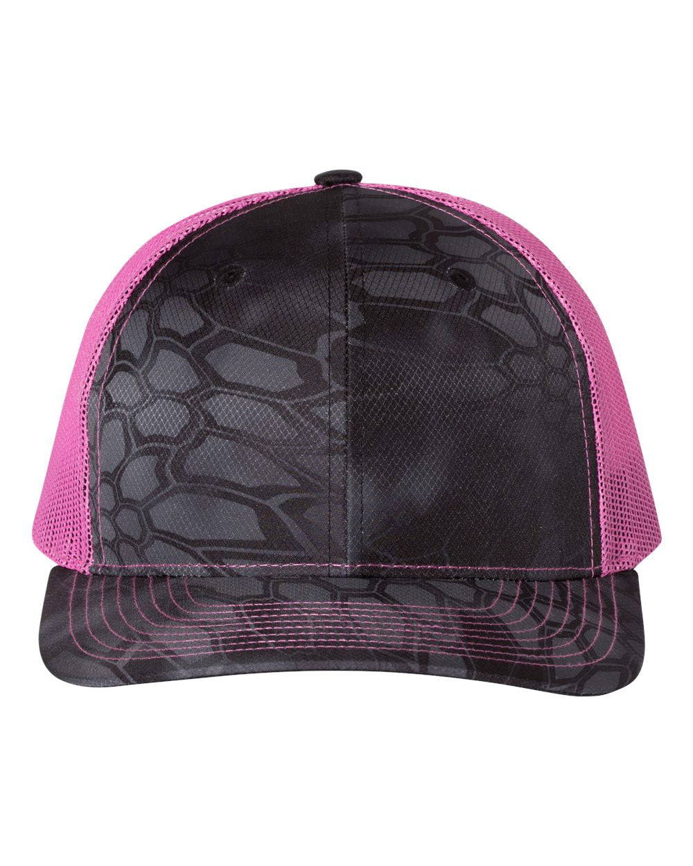 Richardson Printed Camo Snapback Trucker Hat #112P (EMBROIDERY)