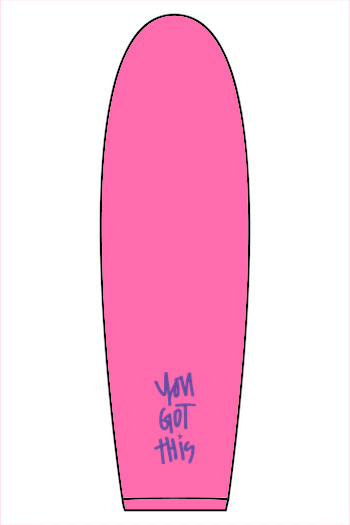 PREORDER Safety Pink + Purple/White "I Can Do Hard Things" Youth Sweatshirt